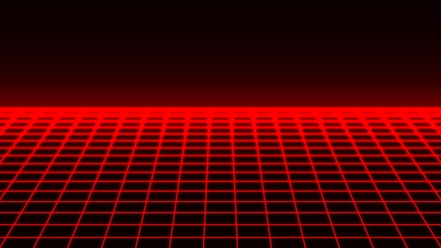 El fondo de pantalla sobre la cuadrícula roja.
