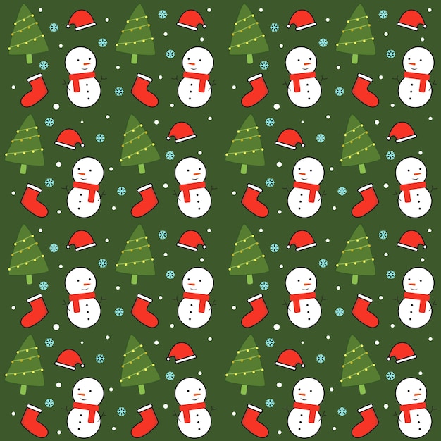 Vector fondo de pantalla de tema navideño para envolver imprimible