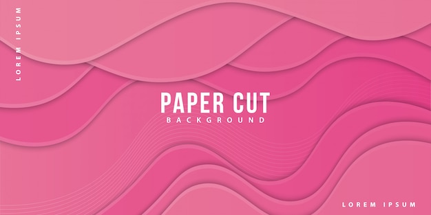 Fondo de papel cortado