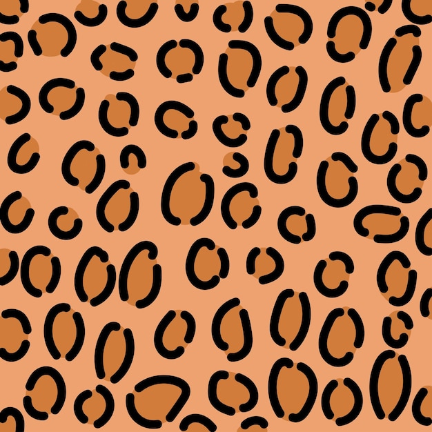 Fondo de papel digital con estampado de leopardo