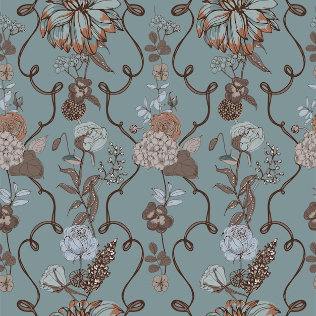 Fondo de papel pintado de época