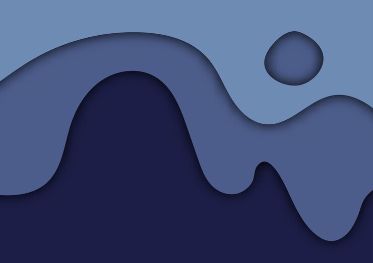 Vector el fondo del papel tapiz de la capa de la curva de la línea azul abstracta