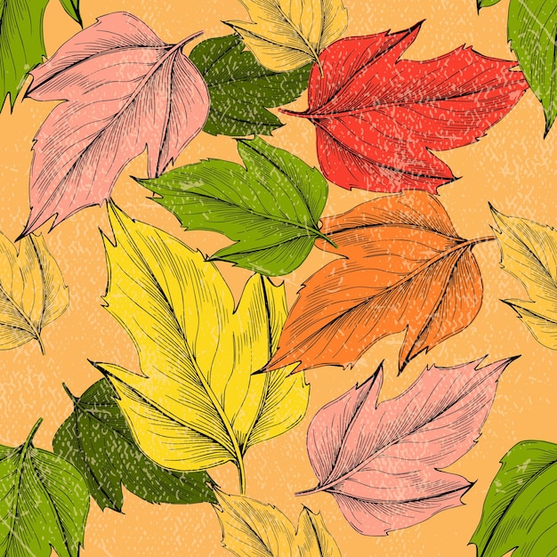 Fondo de papel tapiz de patrón sin costuras de hojas Diseño de hojas naturales de Monstera y hojas de plátano en un estilo de contorno lineal minimalista Diseño para decoración de pancartas de portada de impresión de tela