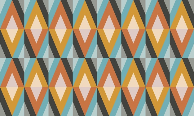 Fondo de papel tapiz retro de mediados de siglo