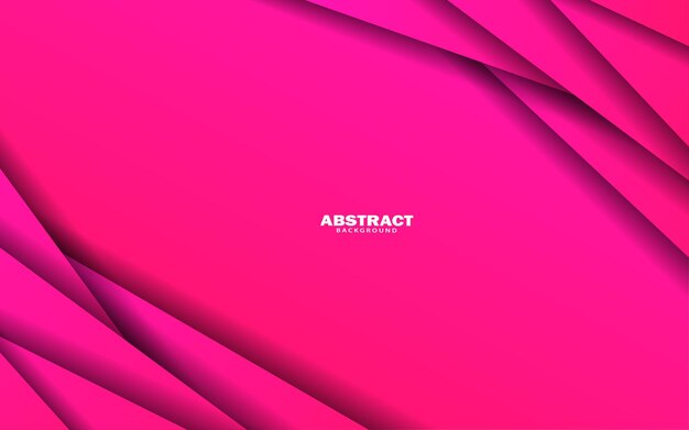 Vector fondo de papercut rosa abstracto