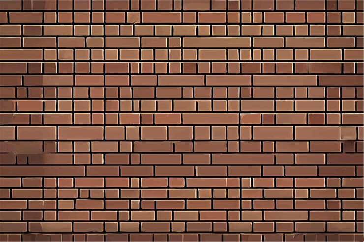 Vector fondo de pared de ladrillo muro de ladrillos antiguo muro de ladrillos con fondo de textura de viñeta