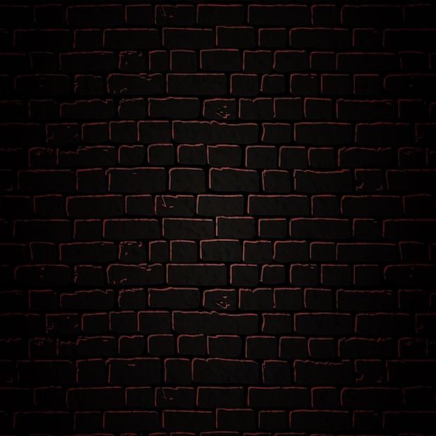 Vector fondo de pared de ladrillo oscuro