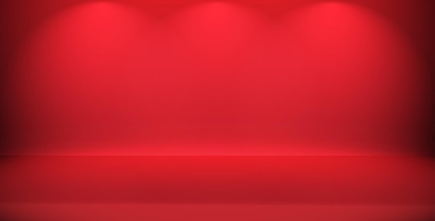 fondo de pared rojo con luz