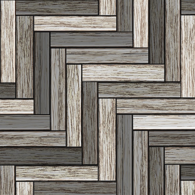 Vector fondo de parquet gris madera