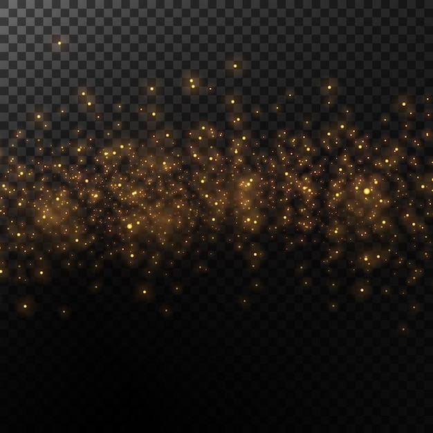 Fondo de partículas brillantes