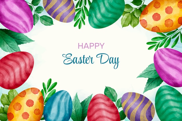Fondo de Pascua de acuarela