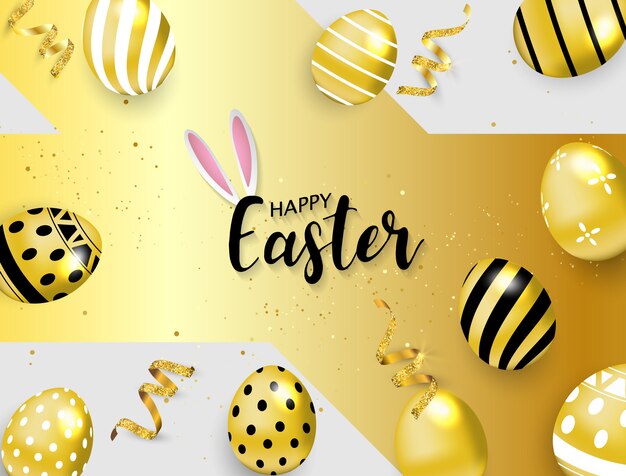 Fondo de Pascua feliz.