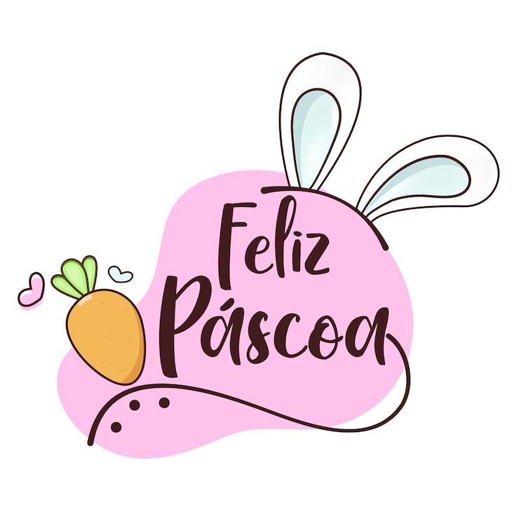 Vector el fondo de pascua orejas lindas conejo vector