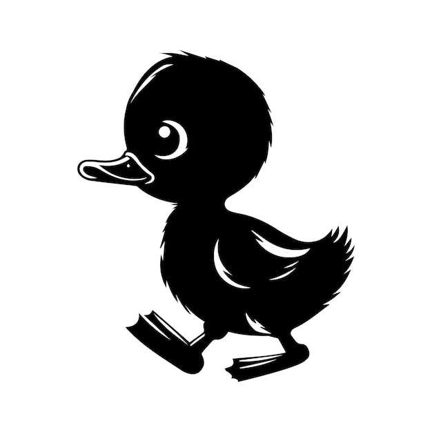 El fondo de un pato bebé