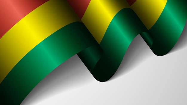 Vector fondo patriótico con bandera de bolivia un elemento de impacto para el uso que desea hacer de él