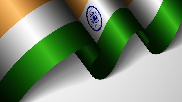 Fondo patriótico con bandera de la India Un elemento de impacto para el uso que desea hacer de él