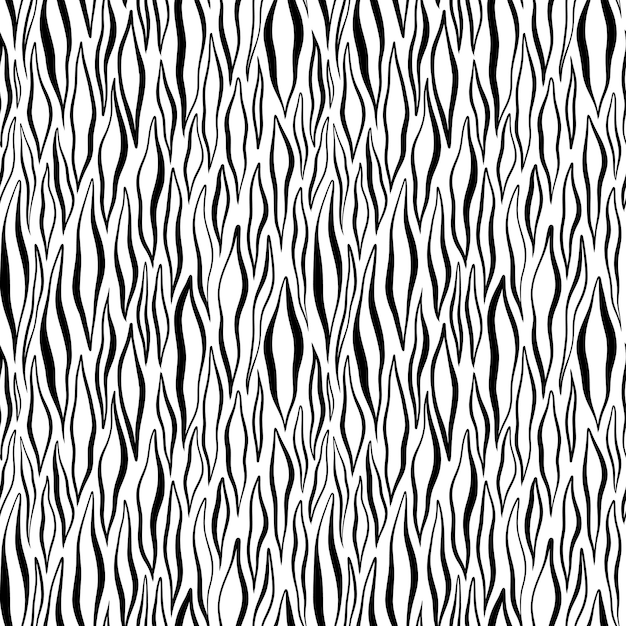 Fondo de patrón abstracto sin costuras Diseño decorativo pintura creativa a mano alzada Textura elemento caótico Ilustración vectorial