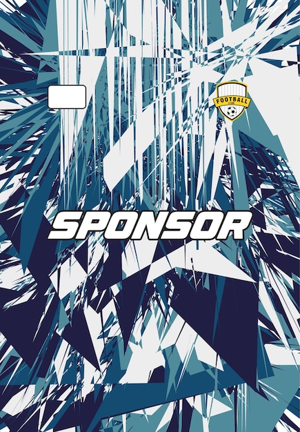 Fondo de patrón abstracto para deportes listo para imprimir calidad HD