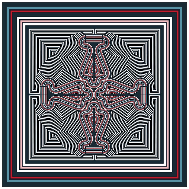 fondo patrón abstracto diseño vectorial arte ilustración concepto cartel mapa línea