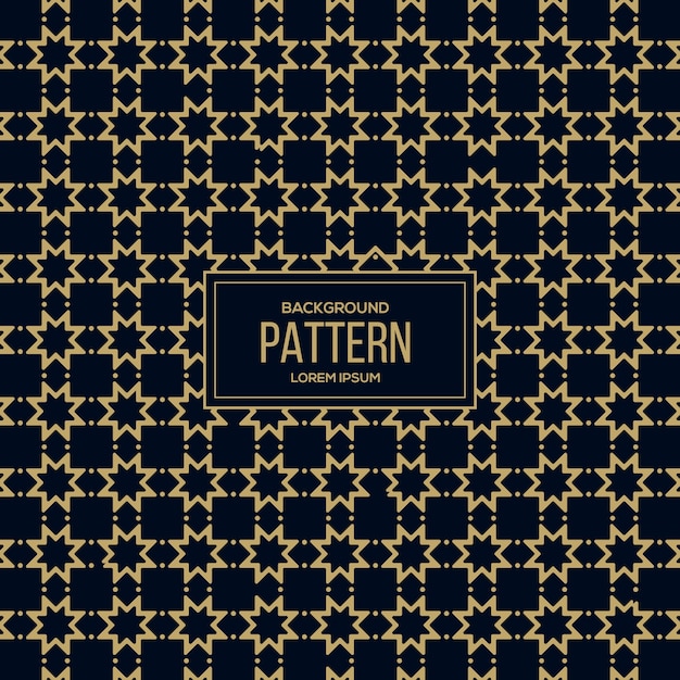 Fondo de patrón abstracto islámica
