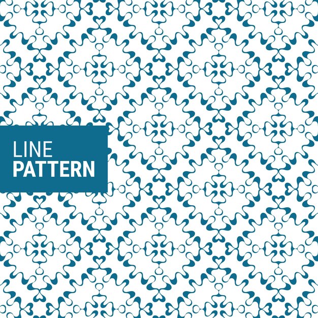 fondo de patrón abstracto de línea vectorial
