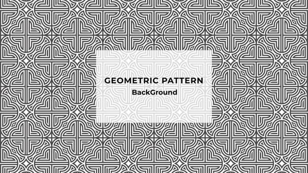 Fondo de patrón abstracto de líneas geométricas sin costura