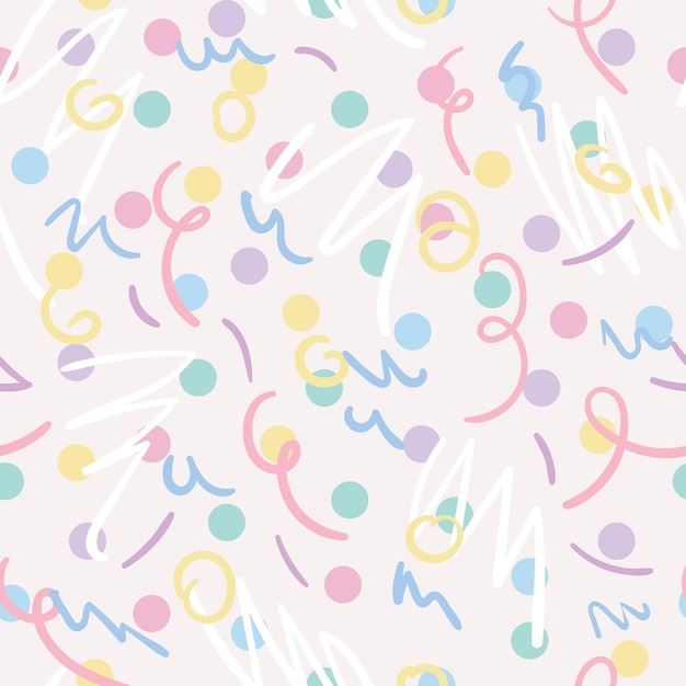 Fondo de patrón abstracto pastel colorido feliz