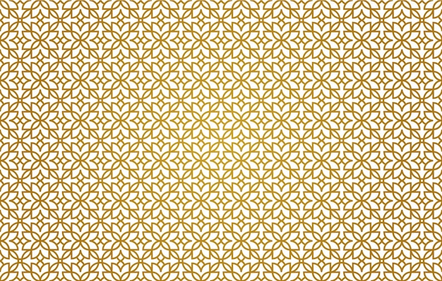 Fondo de patrón árabe sin costuras Estilo árabe Ilustración vectorial ornamental islámica