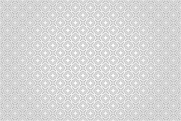 Fondo de patrón árabe sin costuras Estilo árabe Ilustración vectorial ornamental islámica