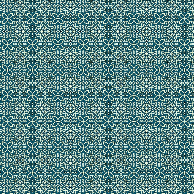Fondo de patrón árabe lineal ornamental de lujo