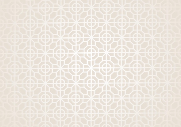Fondo de patrón árabe plano de vector