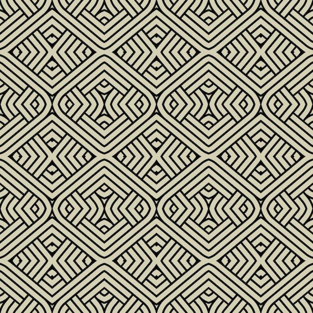 Fondo de patrón de arte de línea abstracta