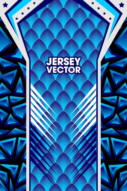 Fondo de patrón azul abstracto y sin costuras para el diseño de la camiseta