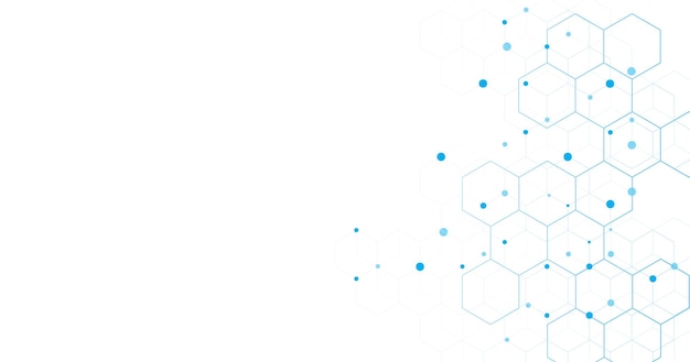 Fondo de patrón azul geométrico hexagonal
