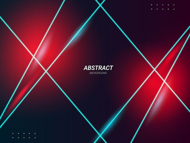 Fondo de patrón de banner de ilustración de líneas de degradado geométrico abstracto