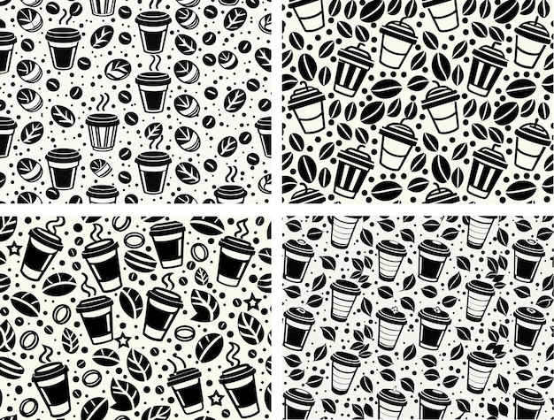 Fondo de patrón de café
