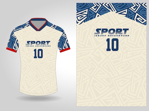 fondo de patrón de camiseta deportiva