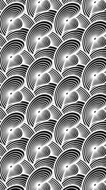 Fondo con patrón cardíaco rítmico negro