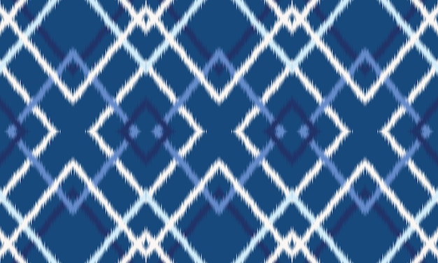 Fondo de patrón de chevron ikat étnico abstracto. ,alfombra,papel pintado,ropa,envoltura,Batik,tela,Ilustración vectorial.estilo de bordado.