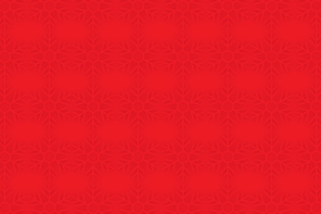 Fondo de patrón de copo de nieve rojo