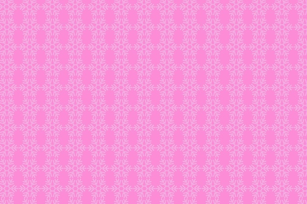 Fondo de patrón de copo de nieve rosa