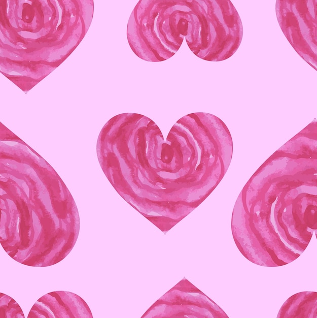 Fondo de patrón de corazón sin costuras