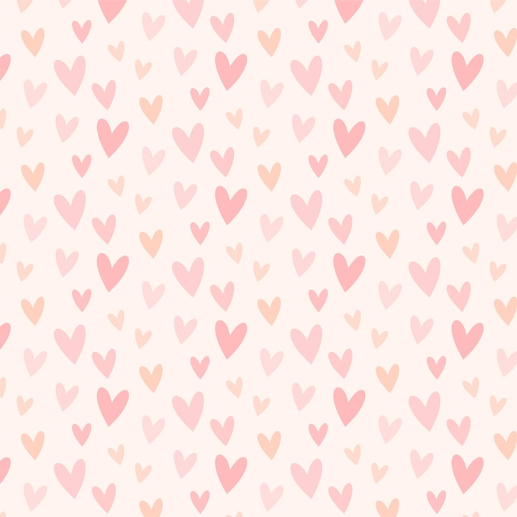 Fondo de patrón de corazón lindo