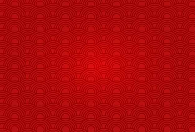fondo de patrón sin costura chino rojo
