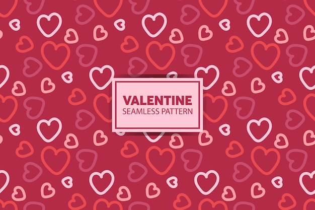 fondo de patrón sin costura de valentín