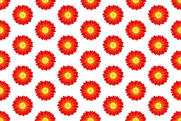 Fondo de patrón sin costuras botánico con hierbas y plantas flores y hojas
