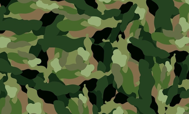 Fondo de patrón sin costuras de camuflaje Estilo de ropa clásico enmascarar estampado de repetición de camuflaje