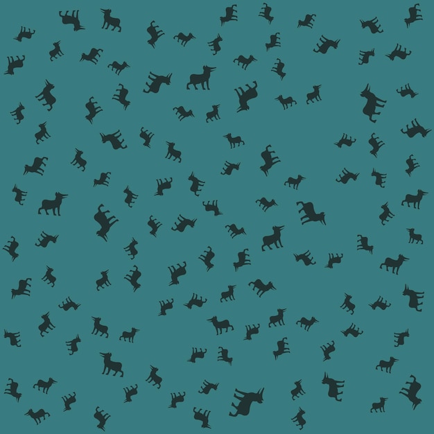 fondo de patrón sin costuras de dibujos de perros