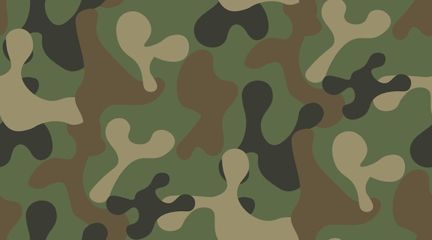 Un fondo de patrón sin costuras del diseño de camuflaje militar
