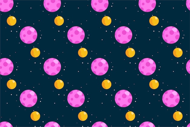 Fondo de patrón sin costuras del espacio exterior